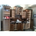 Granite Oak  Reception Desk Suite + 9' Credenza
